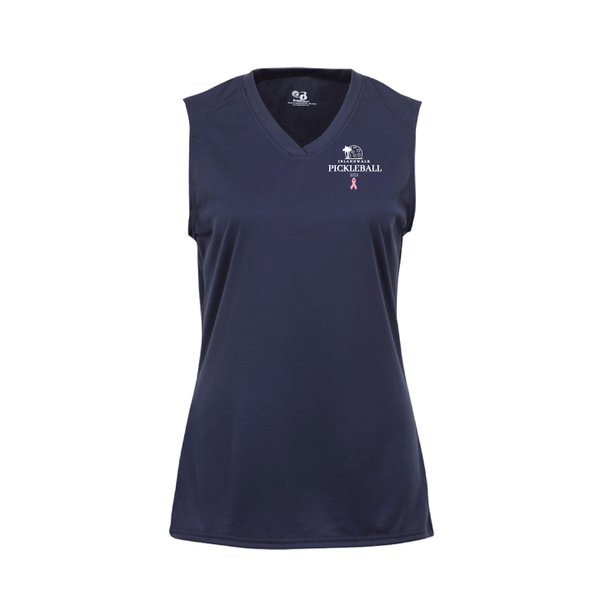 2025 - OPTION 2- Special Edition Dink for Pink Islandwalk Pickleball Ladies Performance Sleeveless Tank