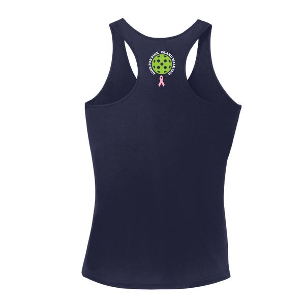2025 - Option 1 - Special Edition Dink for Pink Islandwalk Pickleball Ladies Performance Racerback