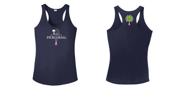 2025 - Option 1 - Special Edition Dink for Pink Islandwalk Pickleball Ladies Performance Racerback