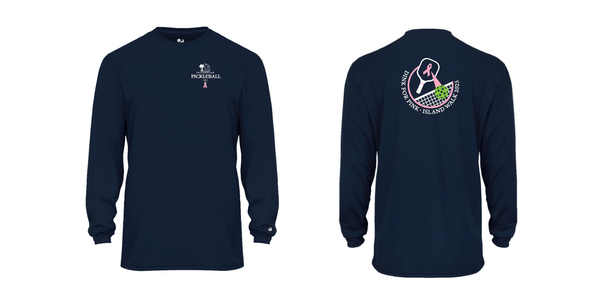 2025 - OPTION 2 - Special Edition Dink for Pink Islandwalk Pickleball Men's Performance Long Sleeve T-Shirt