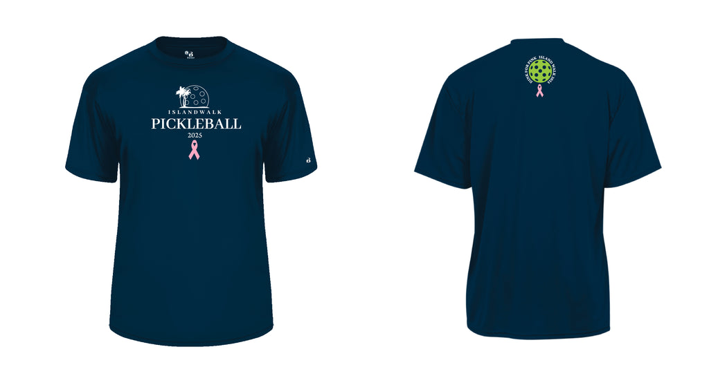 2025 - OPTION 1 - Special Edition Dink for Pink Islandwalk Pickleball Men's Performance T-Shirt