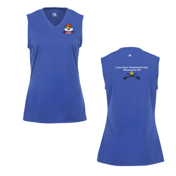 Cape Fear 2025 Anniversary Pickleball Club Ladies Performance Sleeveless Tank