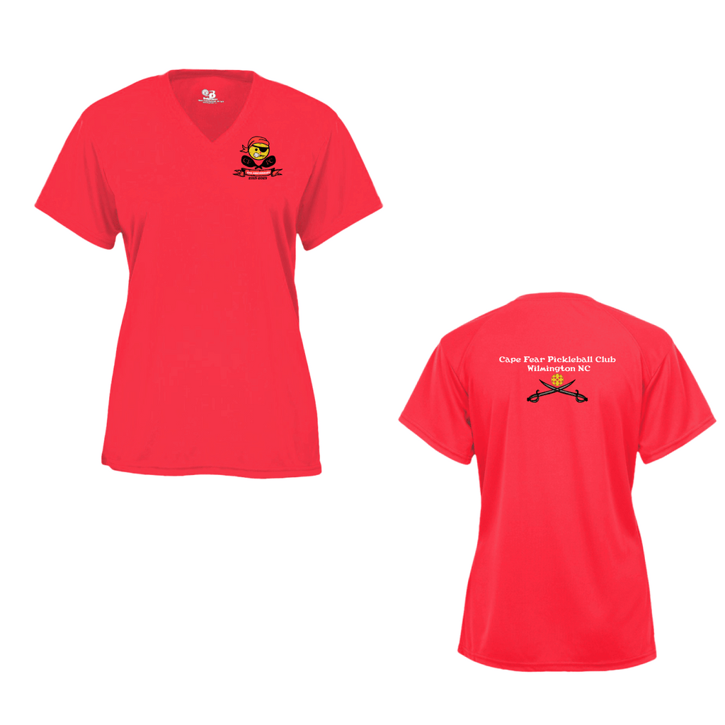 Cape Fear 2025 Anniversary Pickleball Club Ladies Performance Short Sleeve T-Shirt