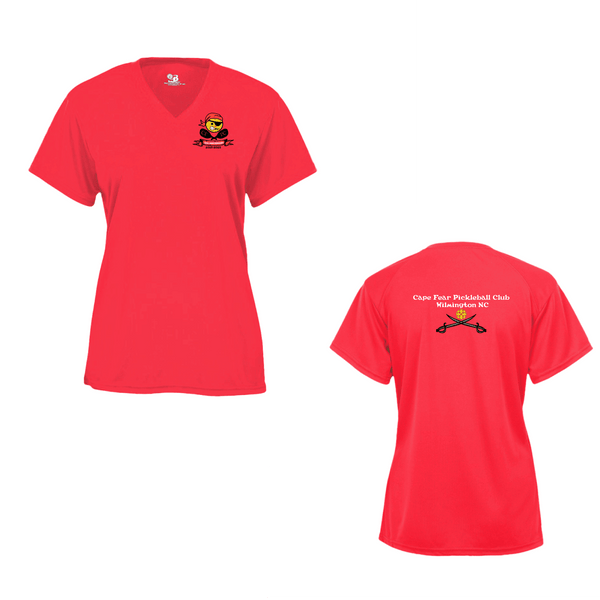 Cape Fear 2025 Anniversary Pickleball Club Ladies Performance Short Sleeve T-Shirt