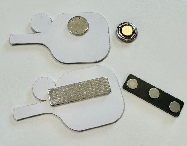 Personalized Pickleball Paddle Name Tag - Bag Tag - Magnet