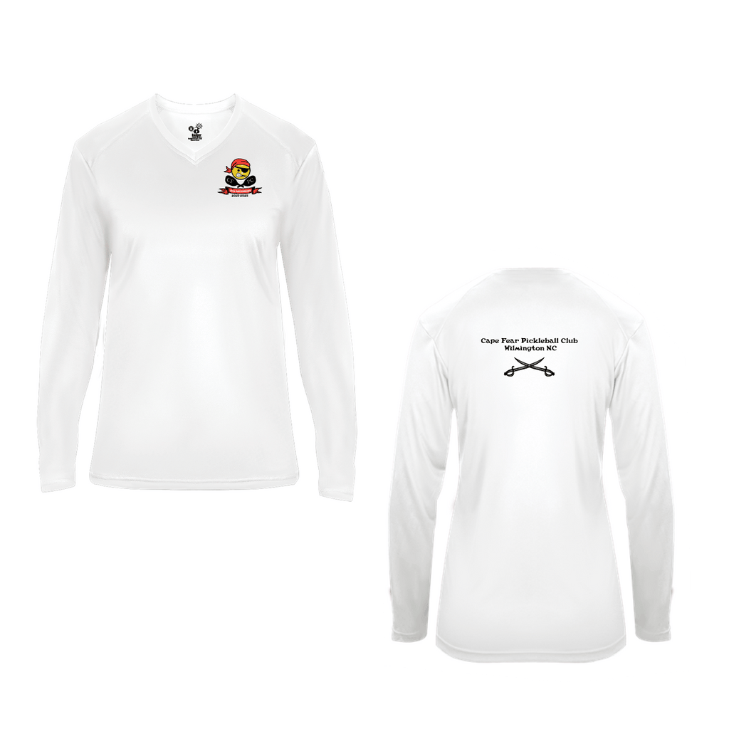 Cape Fear 2025 Anniversary Pickleball Club Ladies Performance Long Sleeve Shirt