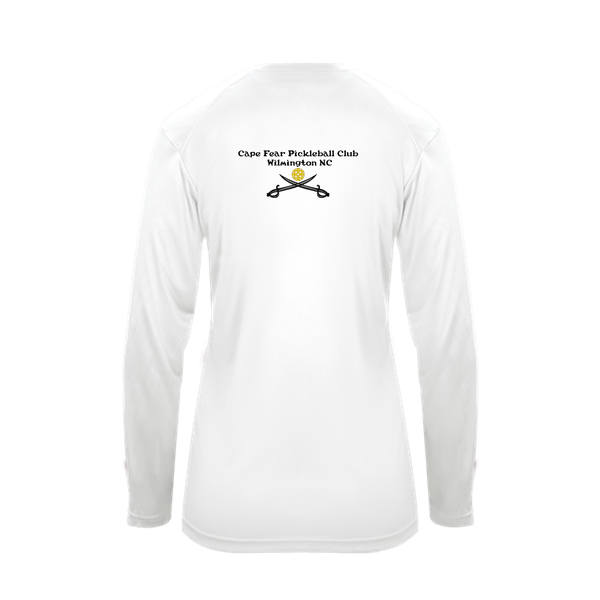 Cape Fear 2025 Anniversary Pickleball Club Ladies Performance Long Sleeve Shirt