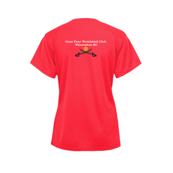Cape Fear 2025 Anniversary Pickleball Club Ladies Performance Short Sleeve T-Shirt