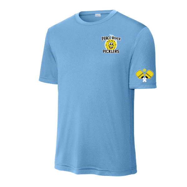 2024 Peace River Picklers Pickleball Men's Performance Short Sleeve Shirt - Design 4