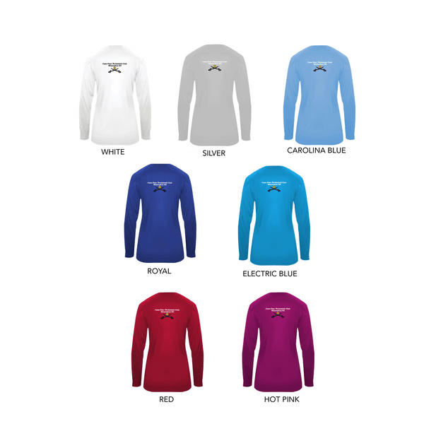 Cape Fear 2025 Anniversary Pickleball Club Ladies Performance Long Sleeve Shirt