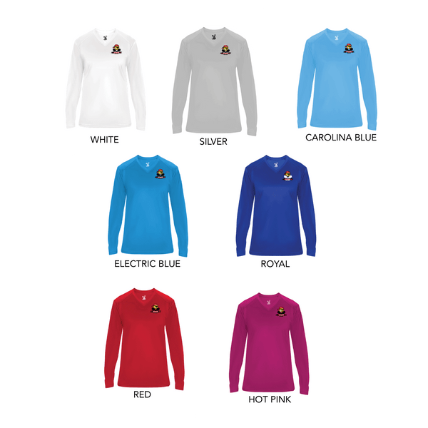 Cape Fear 2025 Anniversary Pickleball Club Ladies Performance Long Sleeve Shirt