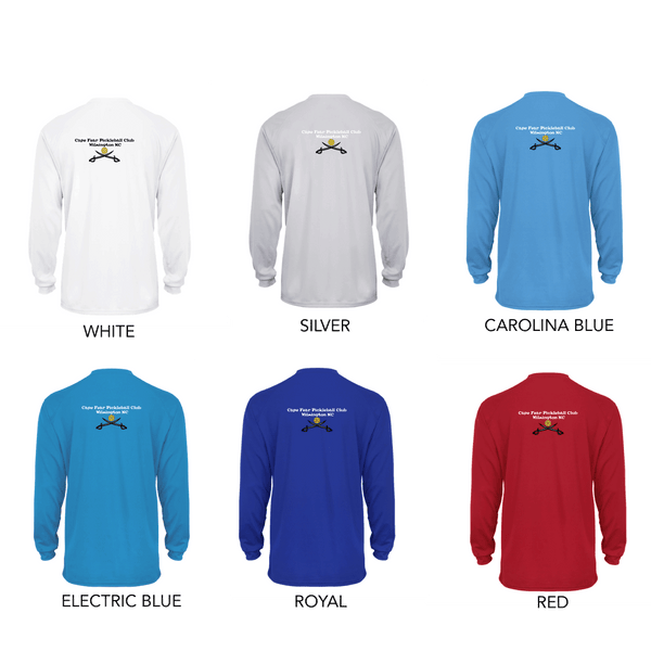 Cape Fear 2025 Anniversary Pickleball Club Men's Performance Long Sleeve Shirt