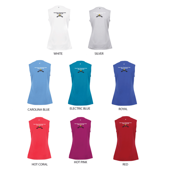 Cape Fear 2025 Anniversary Pickleball Club Ladies Performance Sleeveless Tank