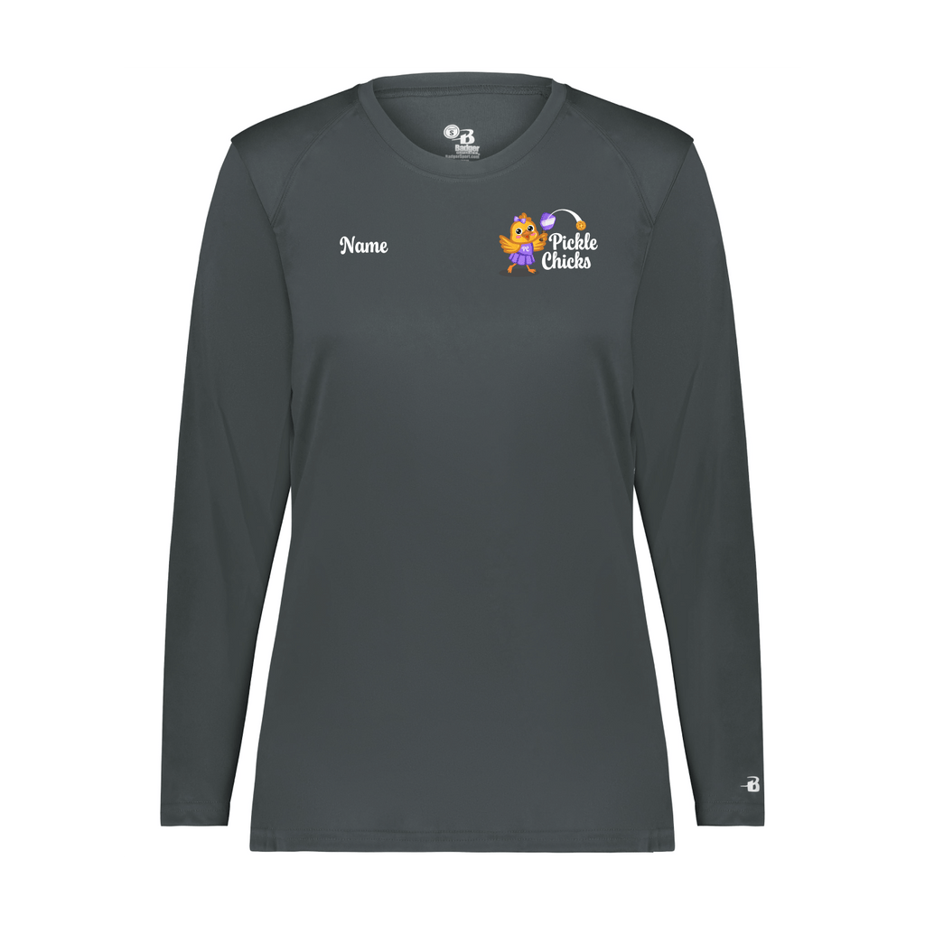 Pickle Chicks Ladies Performance Long Sleeve Shirt
