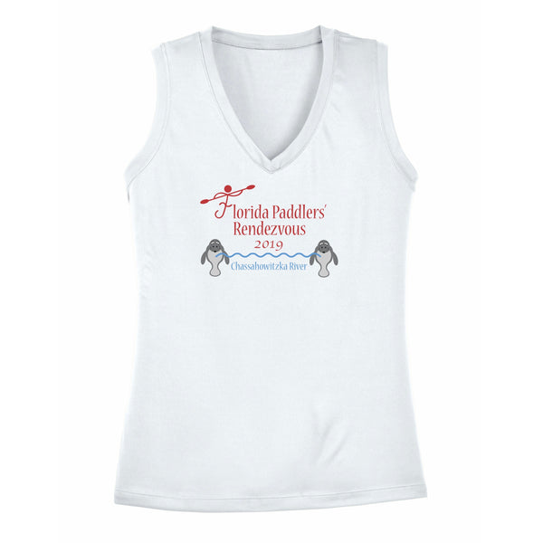 2019 Official Florida Paddlers Rendezvous Ladies Performance Sleeveless Tank