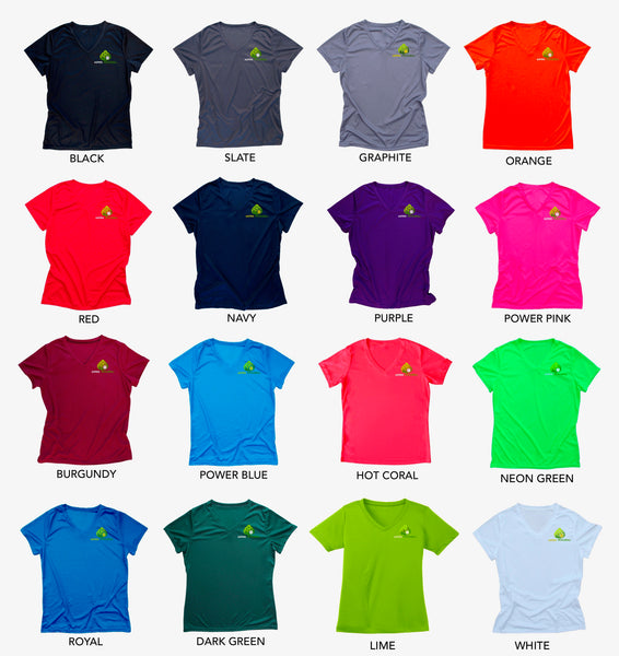 Aspen Pickleball Ladies Performance T-Shirt - Colorado Pickleball Front Chest Logo