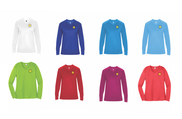 Cape Fear Pickleball Club Ladies Performance Long Sleeve T-Shirt - Option 1
