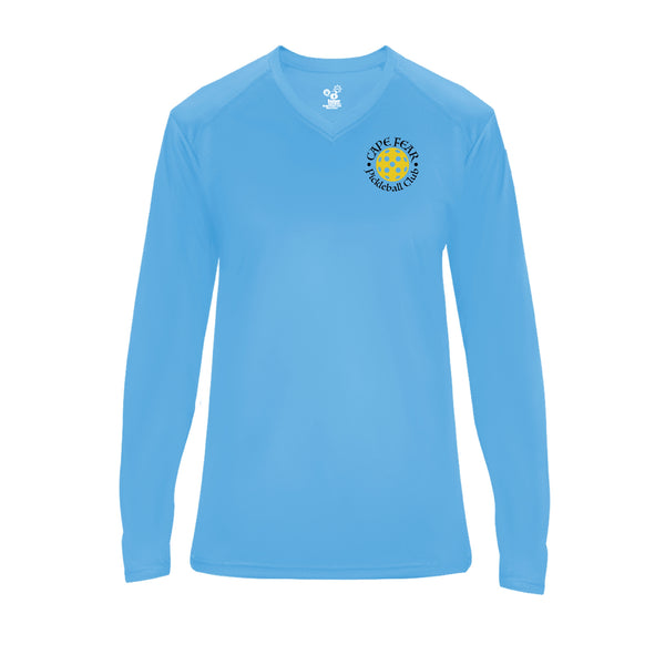 Cape Fear Pickleball Club Ladies Performance Long Sleeve T-Shirt - Option 1