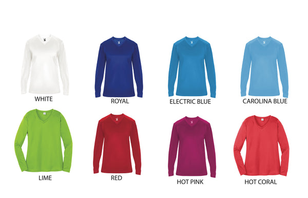 Cape Fear Pickleball Club Ladies Performance Long Sleeve T-Shirt - Option 1