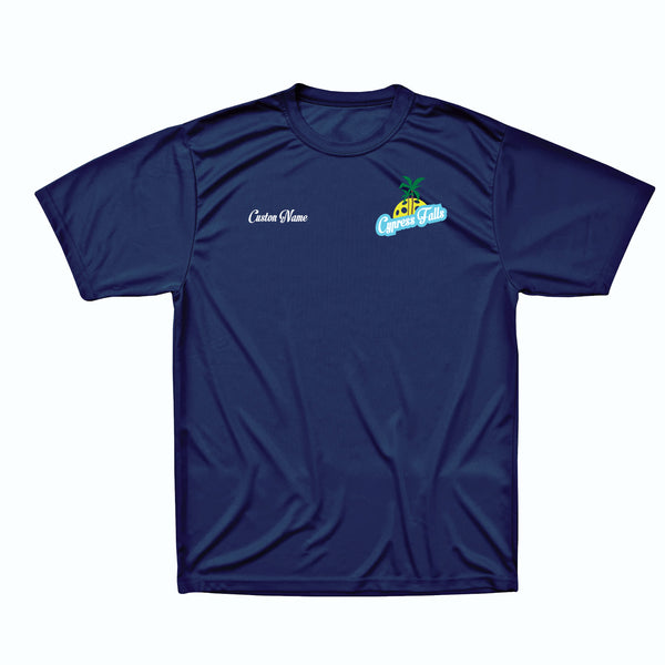 Add custom Name to Cypress Falls T-shirts
