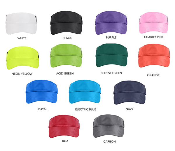 002 Pickleball Embroidered Performance Dri-Fit Visor by Pickleball Xtra