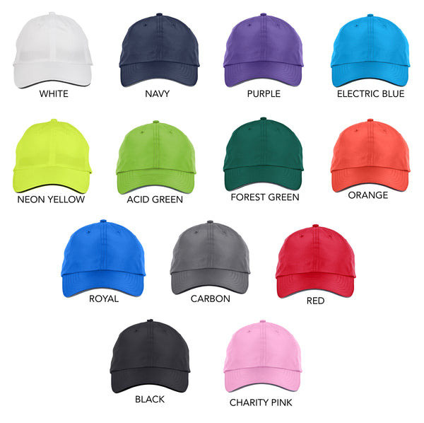 Wrightsville Beach Pickleball Embroidered Performance Dri-Fit Hat by Pickleball Xtra