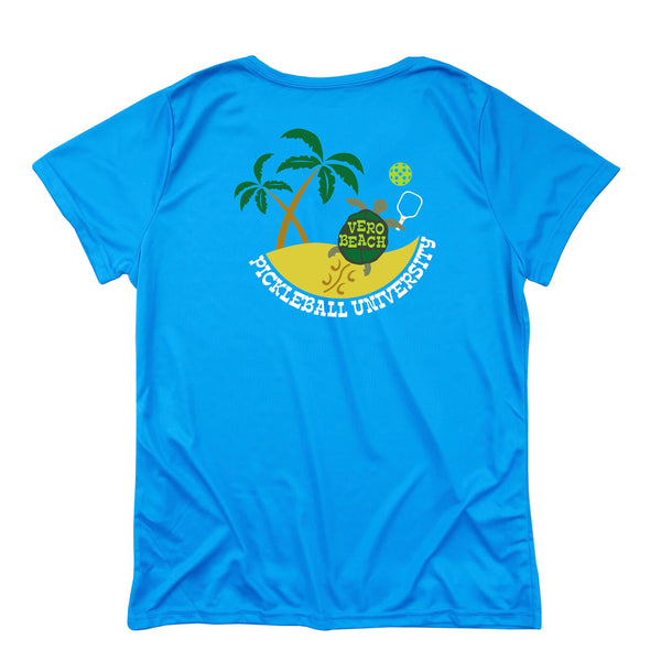 Vero Beach, FL - Pickleball University Club Ladies Performance T-Shirt
