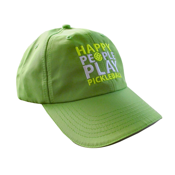 Happy People Play Pickleball Embroidered Performance Dri-Fit Hat by Pickleball Xtra