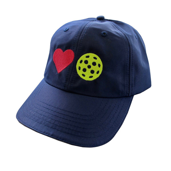 Heart Pickleball Embroidered Hat