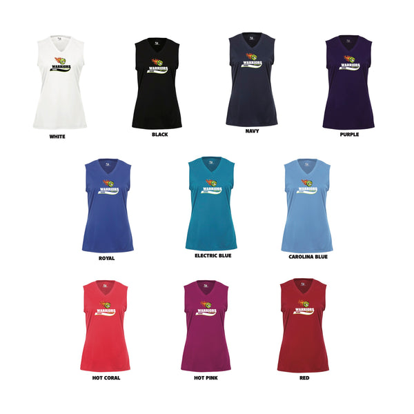 Warriors Ladies Performance Sleeveless Tank
