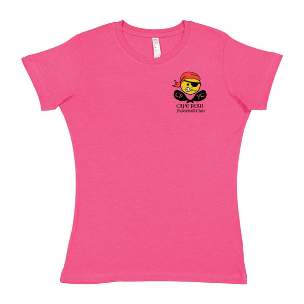 Cape Fear Pickleball Club Ladies Vintage T-Shirt Option 2