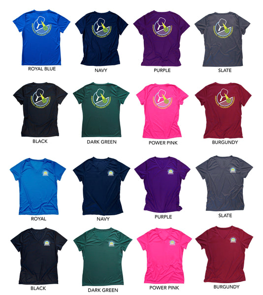 Snowmass Colorado Pickleball Performance Ladies T-Shirt - Design 3
