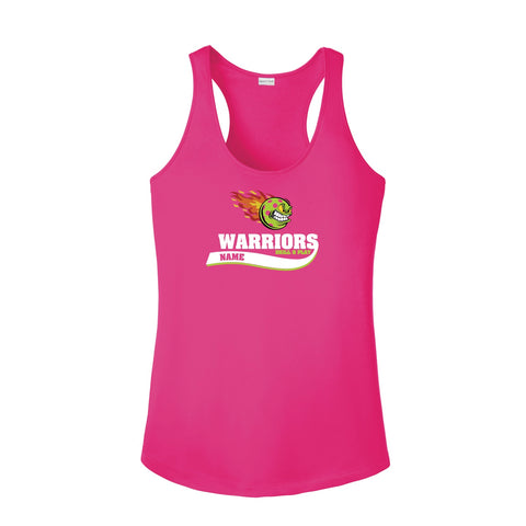 Warriors Ladies Performance Racerback