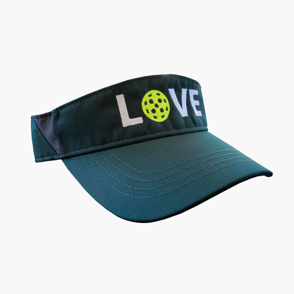 LOVE Pickleball Embroidered Performance Dri-Fit Visor by Pickleball Xtra