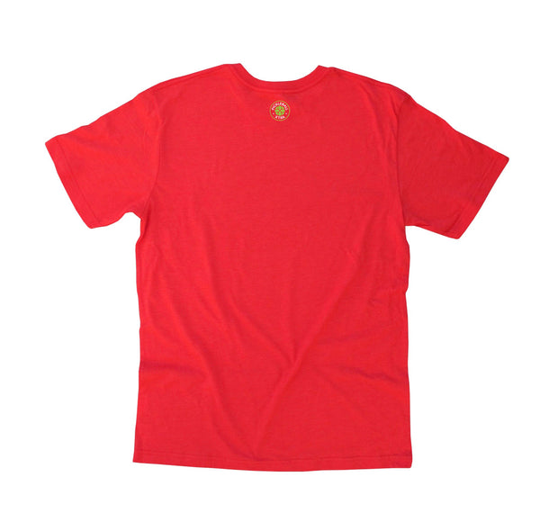 Wrightsville Beach Pickleball Men's Vintage Casual Cotton Blend T-Shirt - Front Chest Logo