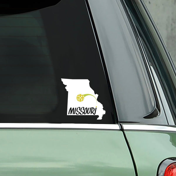 Missouri Pickleball Decal #4- Bumper Sticker