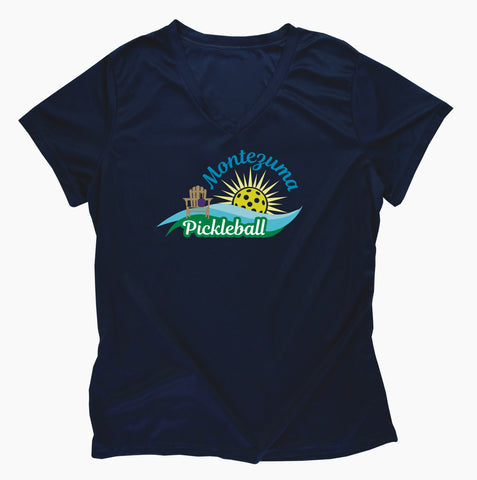 Montezuma Pickleball Club Ladies Performance T-Shirt