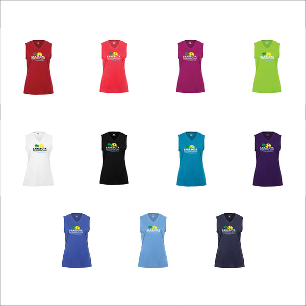 2021 Sarasota Pickleball Club Ladies Performance Sleeveless Tank