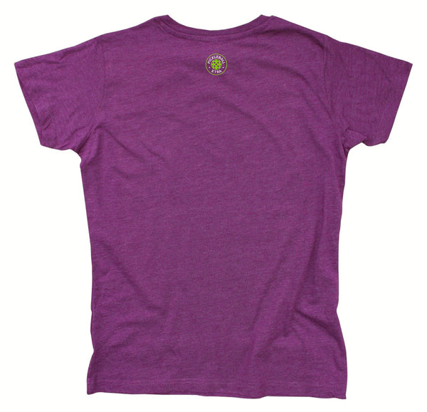 Aspen Pickleball Ladies Vintage Casual Cotton Blend T-Shirt - Front Logo