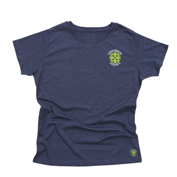 Vero Beach, FL - Pickleball University Club Ladies Cotton Blend T-Shirt