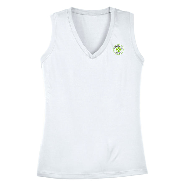 Aspen Pickleball Ladies Performance Sleeveless Tank - Back Logo