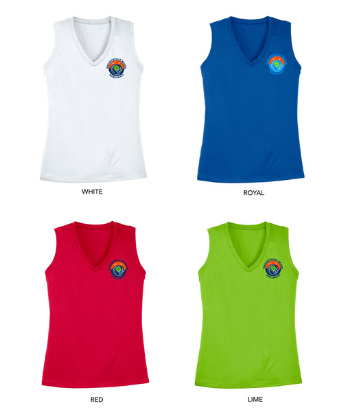 Wrightsville Beach Pickleball Ladies Performance Tank - Front Chest Logo