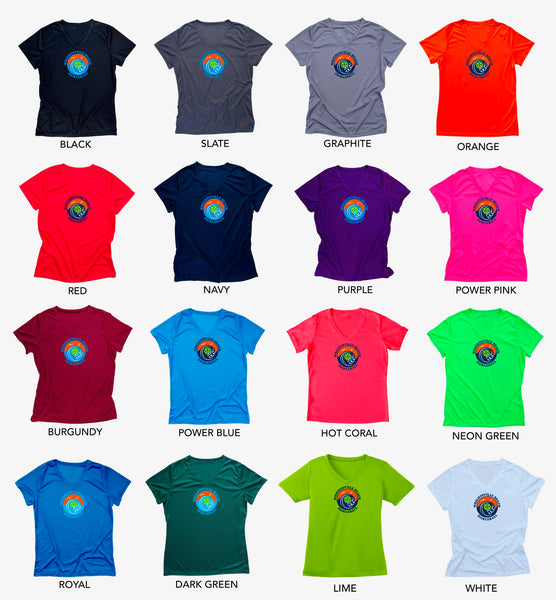 Wrightsville Beach Pickleball Ladies Performance T-Shirt - Front Logo