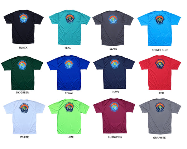 Wrightsville Beach Pickleball Men's Performance T-Shirt - Front Chest AND Back Logo