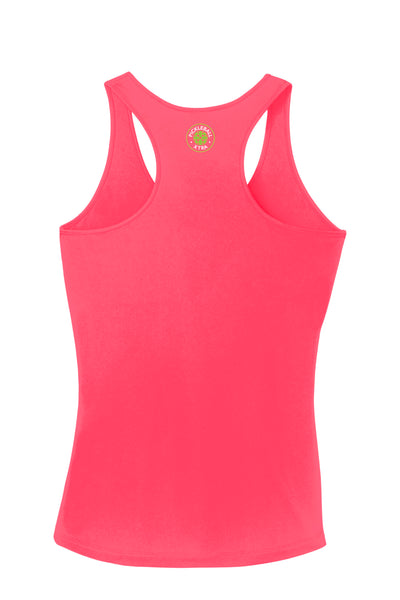 Wrightsville Beach Pickleball Ladies Performance Racerback Tank - Front Logo
