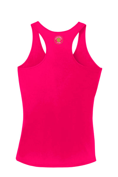 Wrightsville Beach Pickleball Ladies Performance Racerback Tank - Front Chest Logo