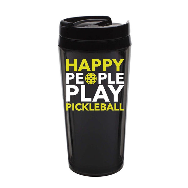 Happy People Play Pickleball Decal for your Yeti / Camelbak Water Bottle - Water Bottle Pickleball Decal