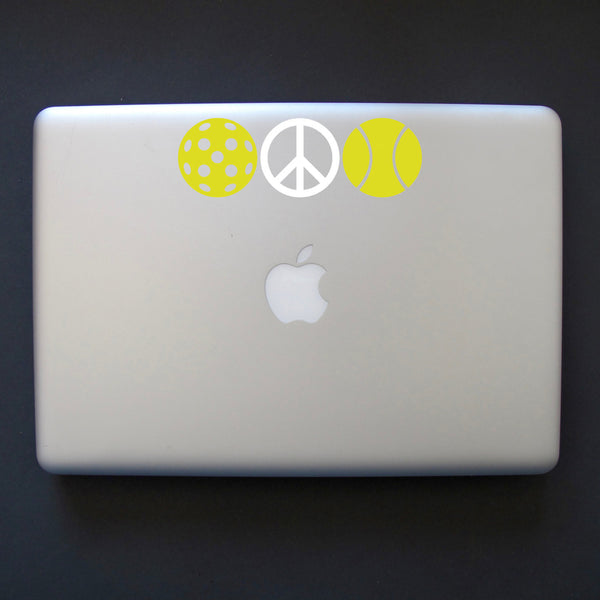 Peace Pickleball Decal - Bumper Sticker