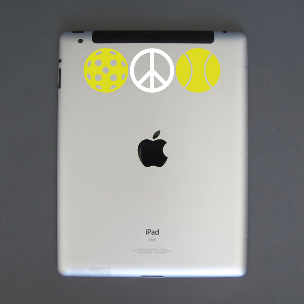 Peace Pickleball Decal - Bumper Sticker