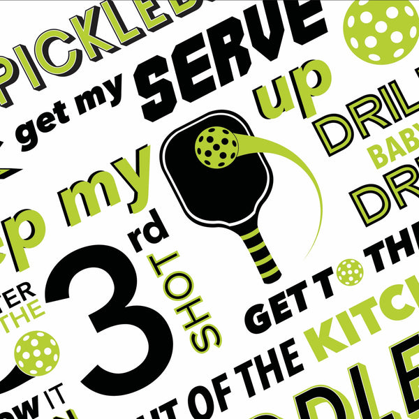 Pickleball Pledge Art Print - Pickleball Poster